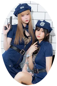 戦慄かなの&頓知気さきな着用コスプレ7