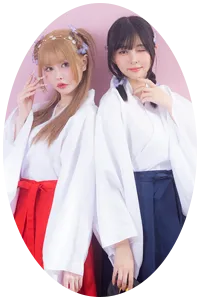 戦慄かなの&頓知気さきな着用コスプレ9