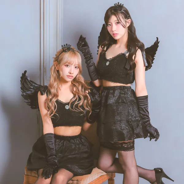 堕天使ペアコスプレ