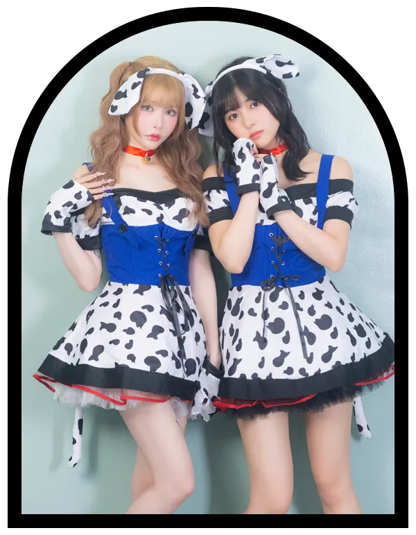 ダルメシアンハロウィンコスプレ