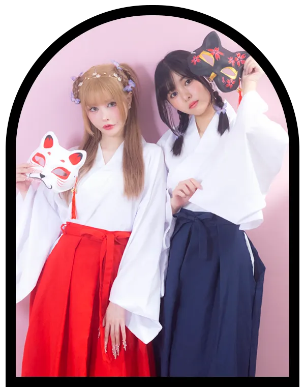 袴和装ハロウィンコスプレ