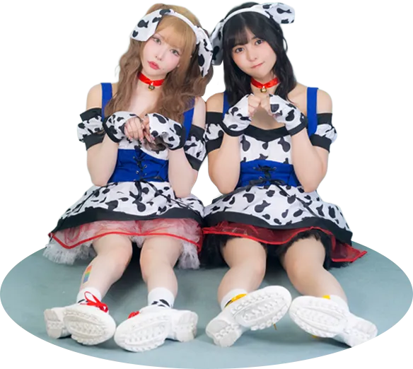 ガーリーダルメシアンハロウィンコスプレ
