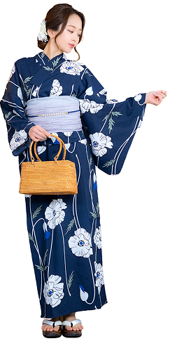一人で簡単着付けができるワンピース浴衣
