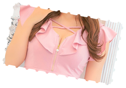 ロングドレス ペプラム タイト スリット ノースリーブ ストレッチ ジップ フリル袖 クロスネック ワンカラー ピンク 大きいサイズ キャバドレス