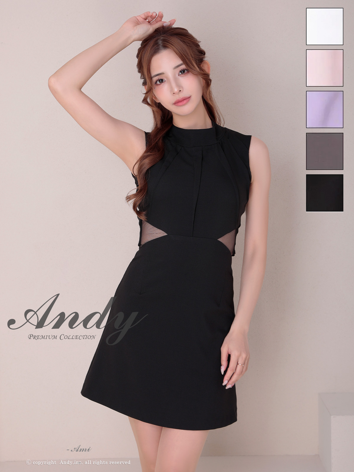 Andy アンディ 高級キャバドレスのカラーバリエーション画像4