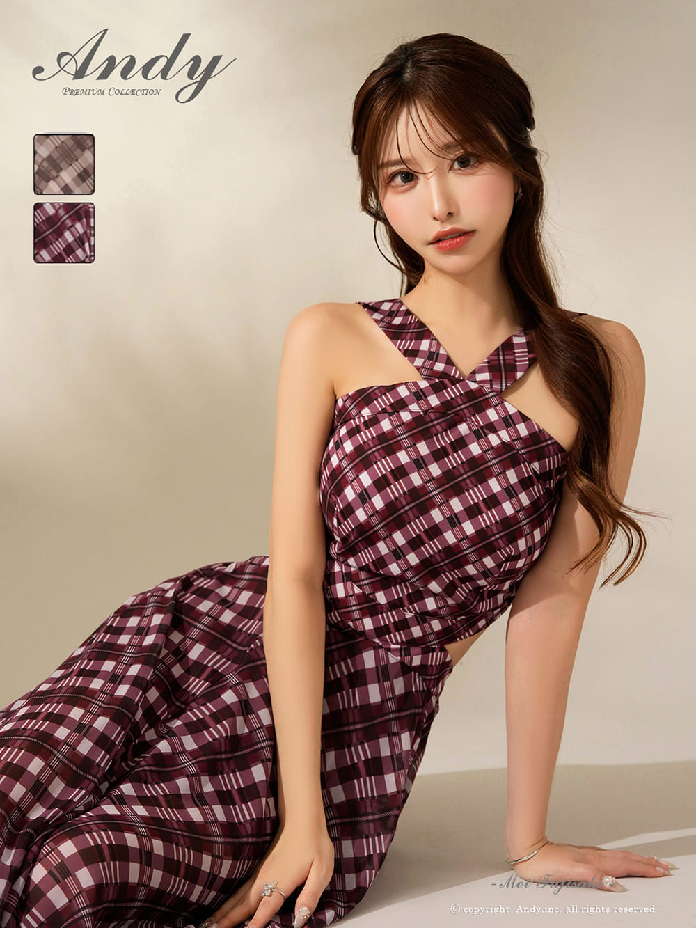 Andy アンディ 高級キャバドレスのカラーバリエーション画像2