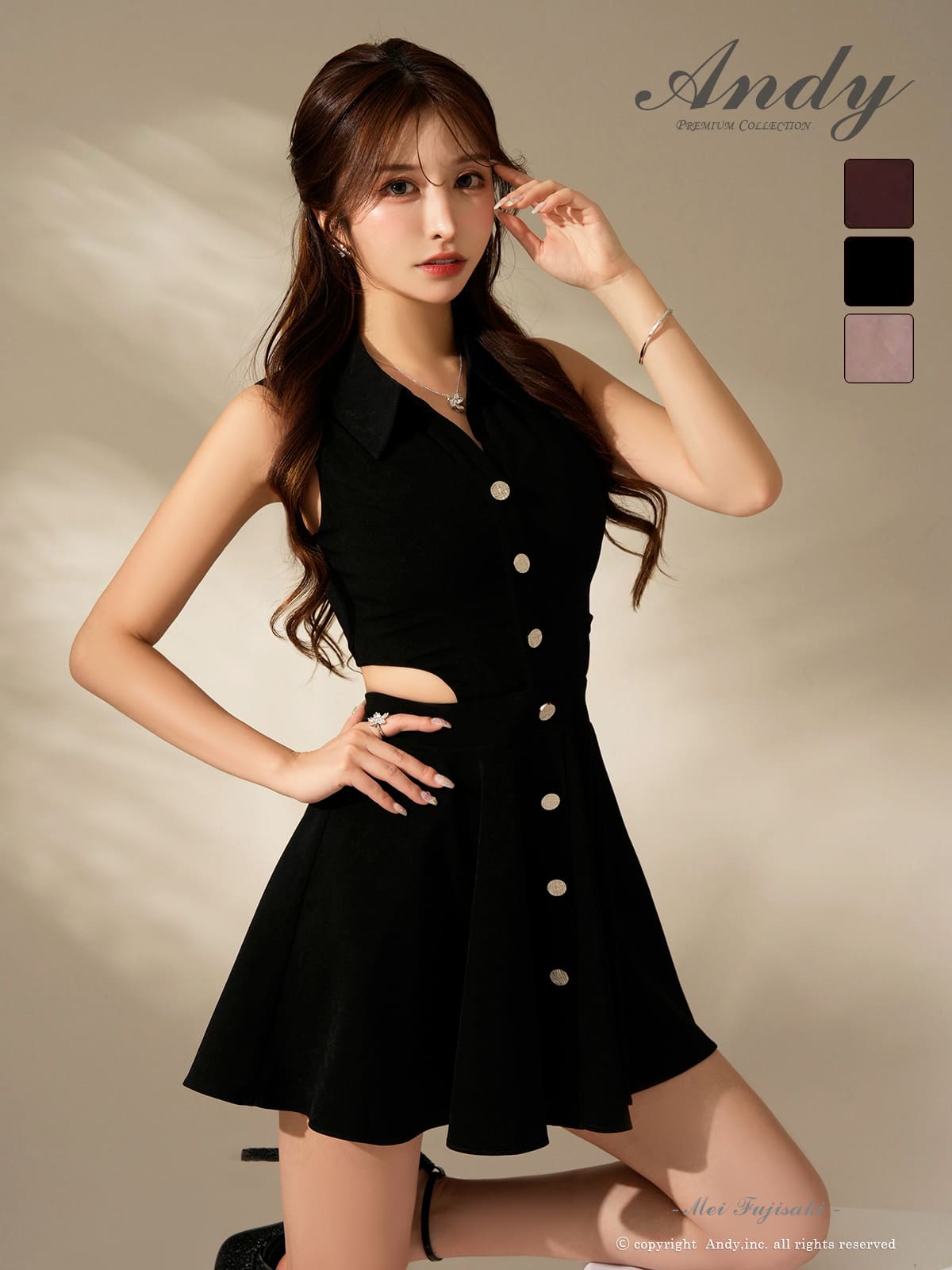 Andy アンディ 高級キャバドレスのカラーバリエーション画像1