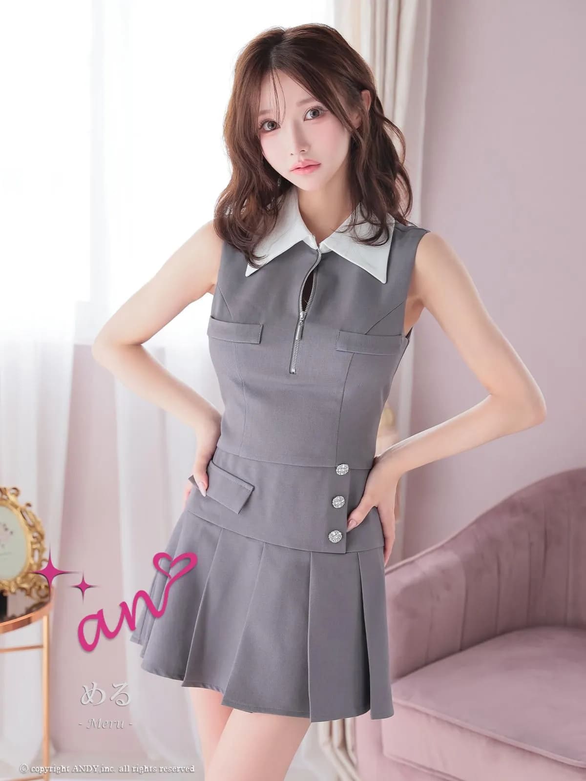 Andy アンディ 高級キャバドレスのカラーバリエーション画像1