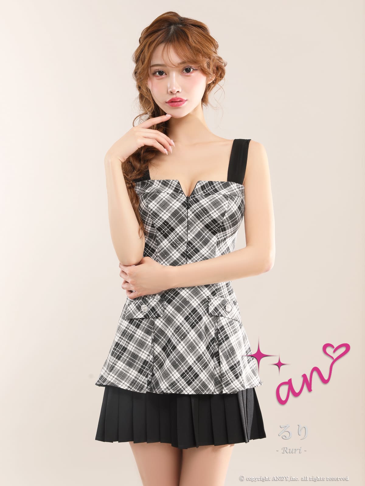 Andy アンディ 高級キャバドレスのカラーバリエーション画像1