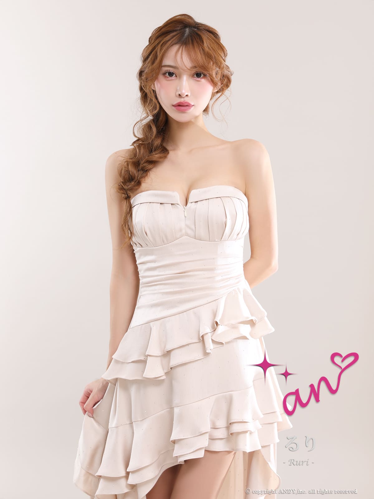 Andy アンディ 高級キャバドレスのカラーバリエーション画像1