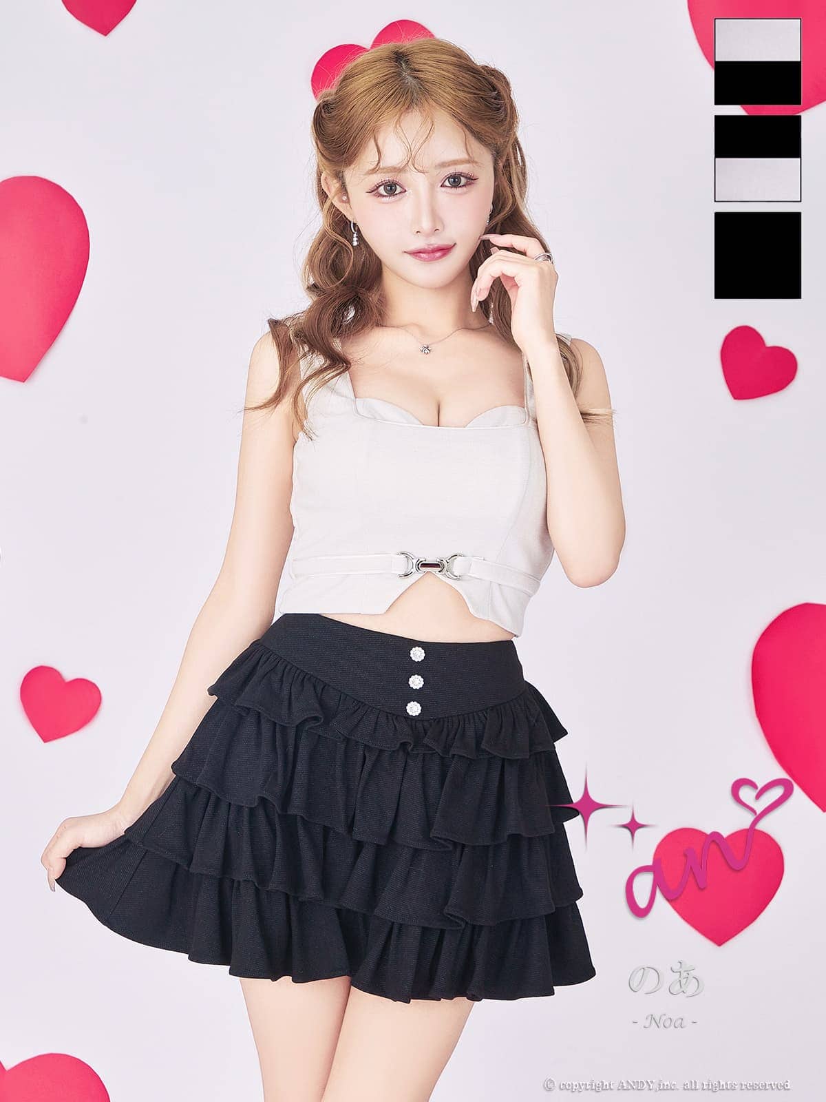 Andy アンディ 高級キャバドレスのカラーバリエーション画像1