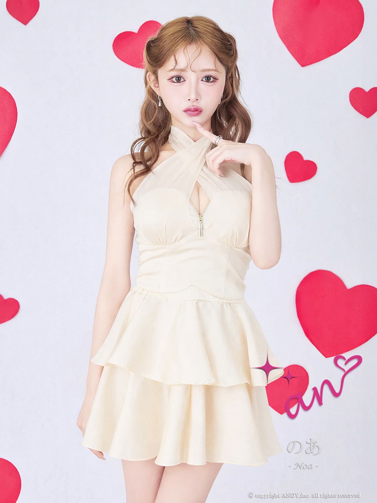 Andy アンディ 高級キャバドレスのカラーバリエーション画像1