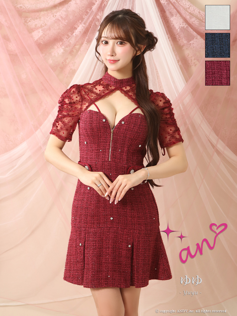 Andy アンディ 高級キャバドレスのカラーバリエーション画像1