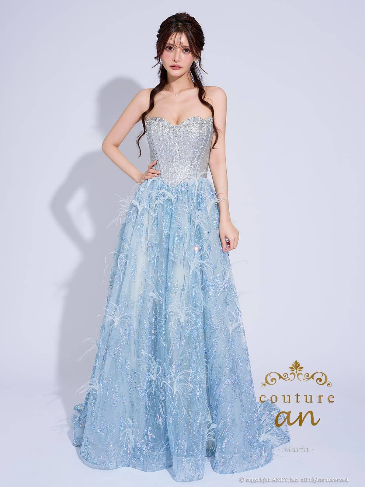 Andy アンディ 高級キャバドレスのカラーバリエーション画像1