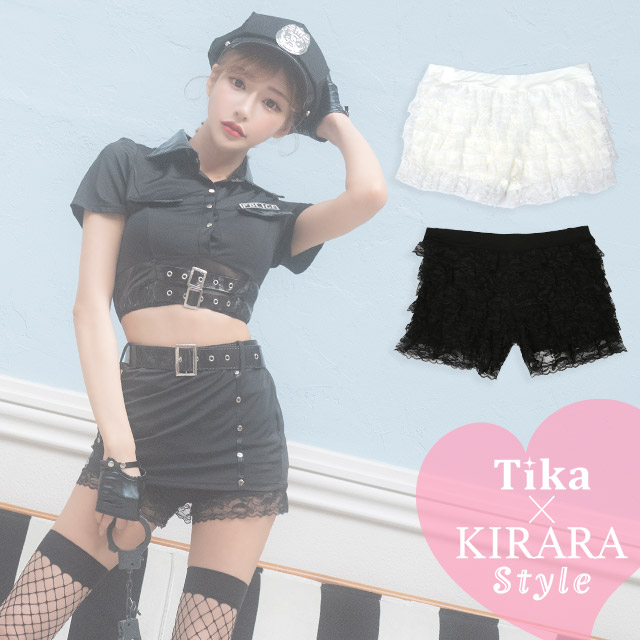 コスプレ小物 レースフリルペチパンツ【ハロウィン】[tk-hw6045]のメイン画像