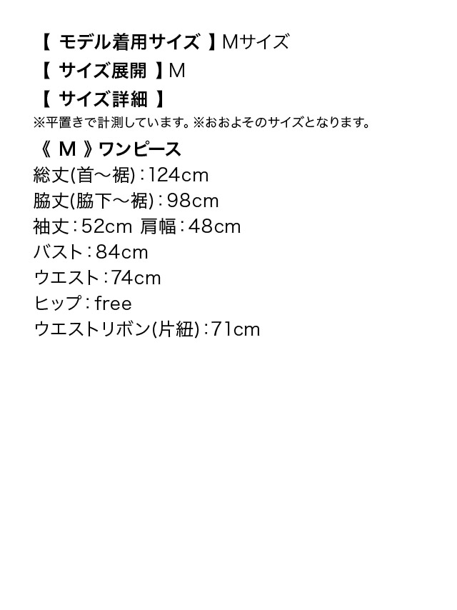 体型カバーロング丈フレアスカート袖ありコウモリ洋館ペアメイドのサイズ表