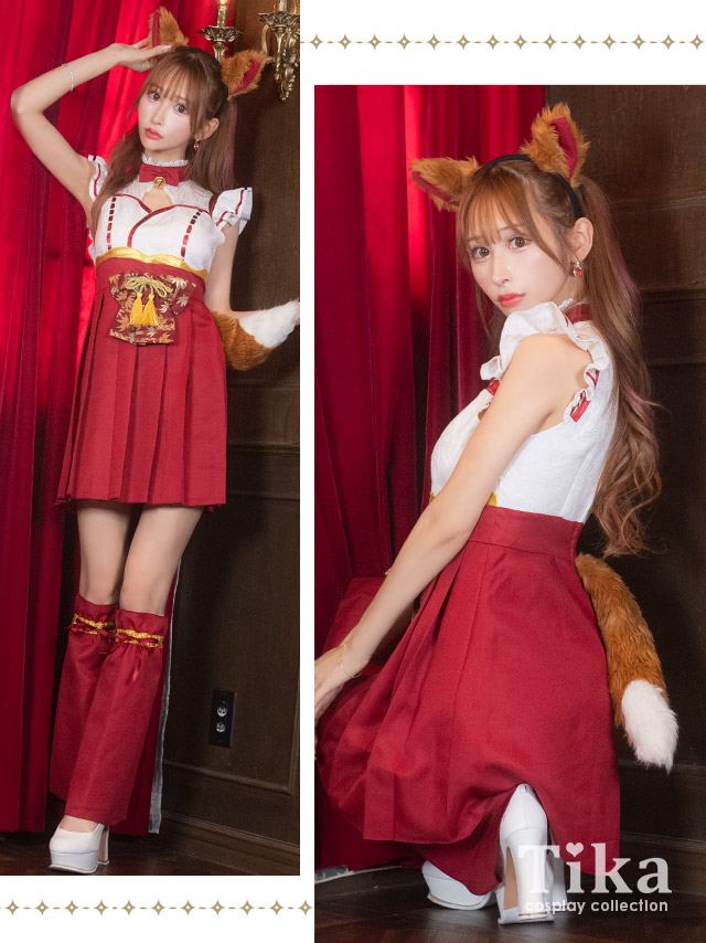 体型カバー和洋巫女狐ガールアニマルのイメージ画像2