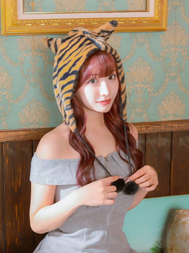 鬼 コスプレ 小物 ポンポン付き もこもこ 帽子のイメージ画像1