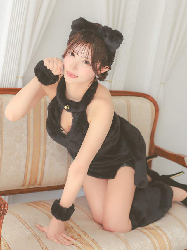 コスプレ 猫 5点set ふわもこ へそ出し アニマル (トップス/スカート/カチューシャ/リストバンド/レッグウォーマー)【ハロウィン】[tk-hw9714a]のイメージ画像1