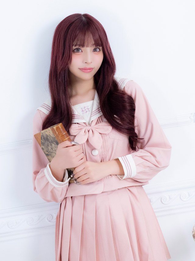 コスプレ 制服 3点set セーラー ミニスカート 学生服 (トップス/スカート/スカーフ)【ハロウィン】[tk-hwjk27001b]のイメージ画像1