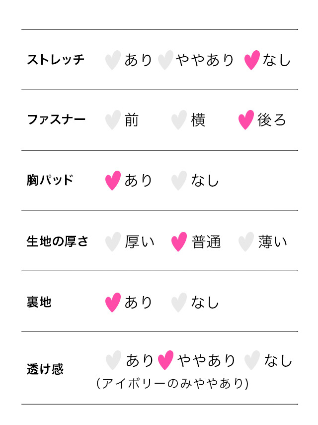 ノースリーブ縁取りビジューツイードタイトミニドレスのスペック表