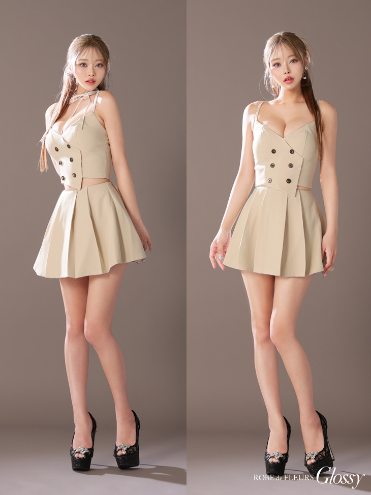 ROBE de FLEURS Glossy グロッシー 高級キャバドレス