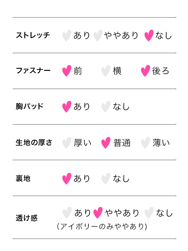 タイトミニドレス 谷間 バストジップ ノースリーブ チュールリボン ツイード 上品 (聖菜着用)のスペック表