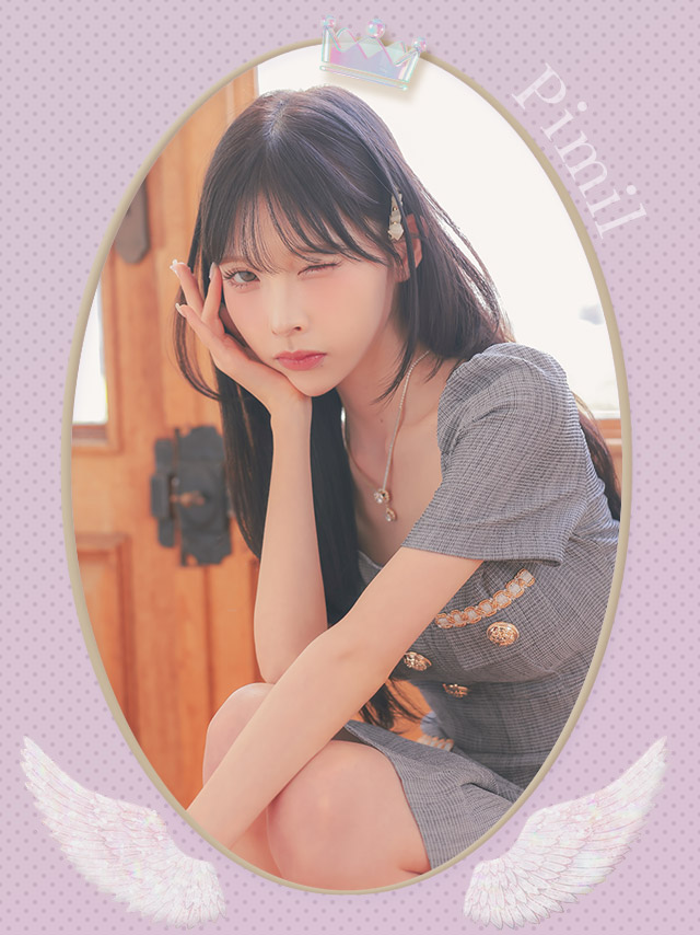 半袖 ゴールドチェーン ボタン フェイクポケット フレアミニドレスイメージ画像1