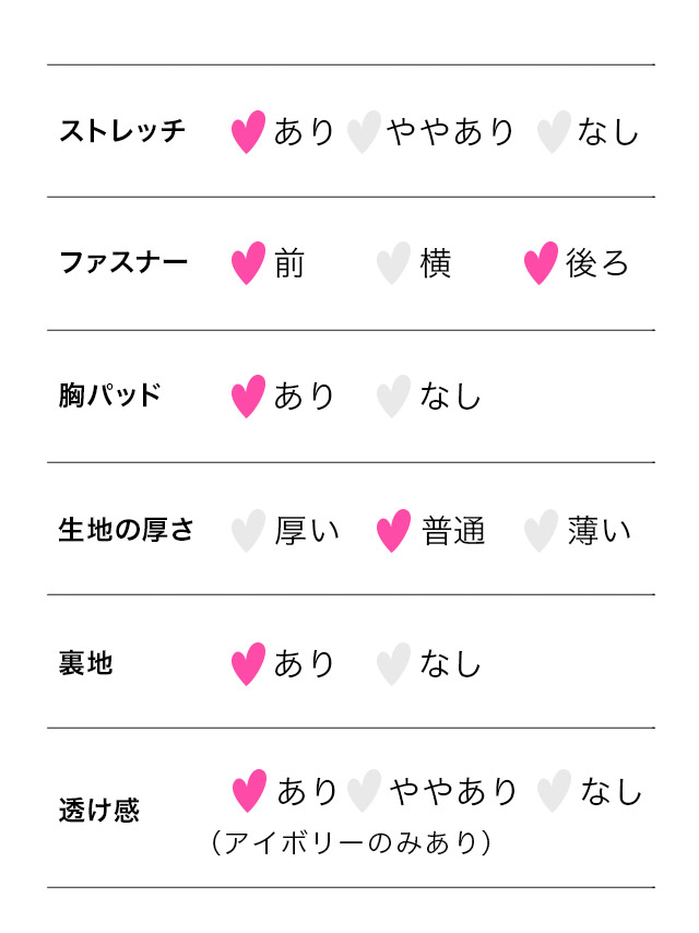 ミニドレス ノースリーブ リボン プリーツペプラム ストレッチ ジップ 谷間 お腹カバー 下着のまま XL XXL アイボリー タイト キャバドレスのスペック表