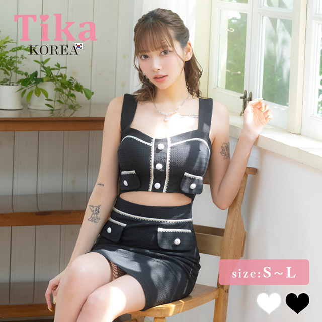 韓国ドレス ミニドレス シンプル 大人 ノースリーブ ストレッチ ウエストカット ブラジャーのまま ワッフル素材　タイト キャバドレスのメイン画像