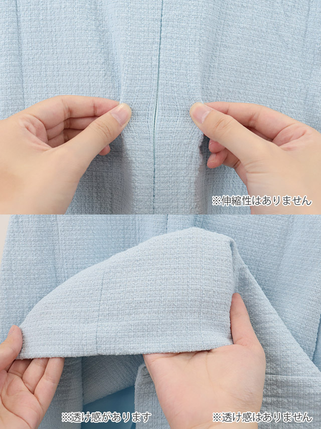 韓国ドレス ミニドレス 襟付き 半袖 パフスリーブ ウエストカット タイト キャバドレスのディティール2