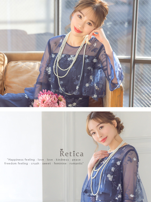 ３連ロングタイプパールネックレスのイメージ画像1