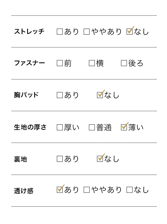 長袖ベルスリーブショート丈総レースボレロのスペック表