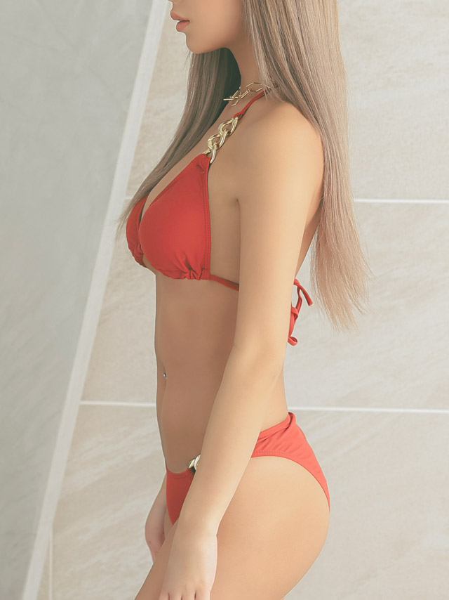 セクシーメタルチェーン付きホルターネックビキニのサイドバッグ画像