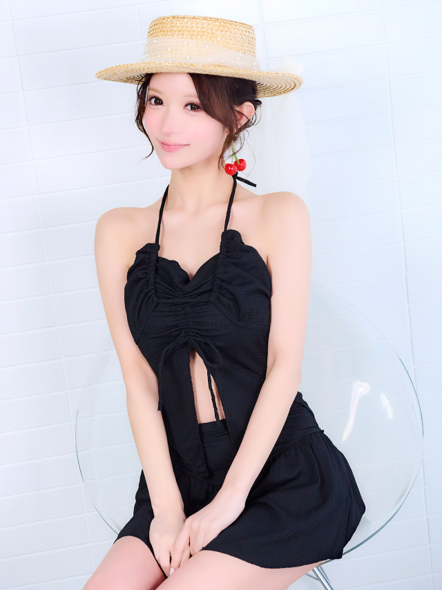 体型カバー ビスチェ ハイウエスト チェック柄 フリル タンキニ 洋服みたいな スカートタイプ 清楚系 ガーリー ブラウンのイメージ画像2