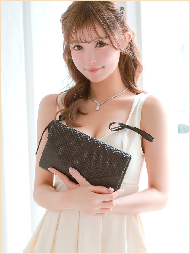 クラッチバッグ ショルダーバッグ グリッター Vカット チェーン 2Wayのイメージ画像2