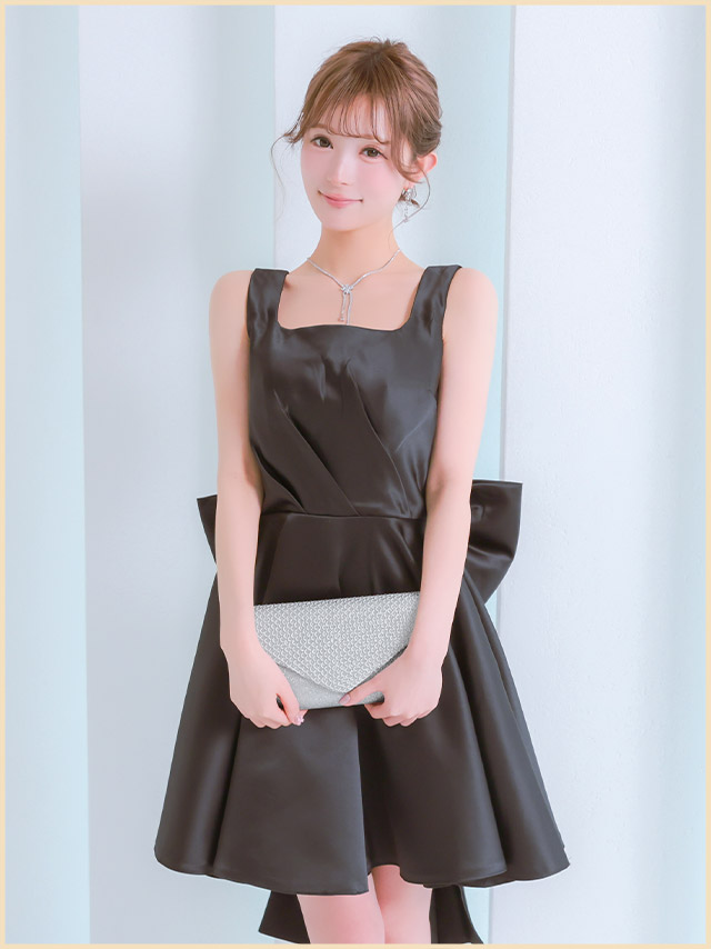 クラッチバッグ ショルダーバッグ グリッター Vカット チェーン 2Wayのイメージ画像1