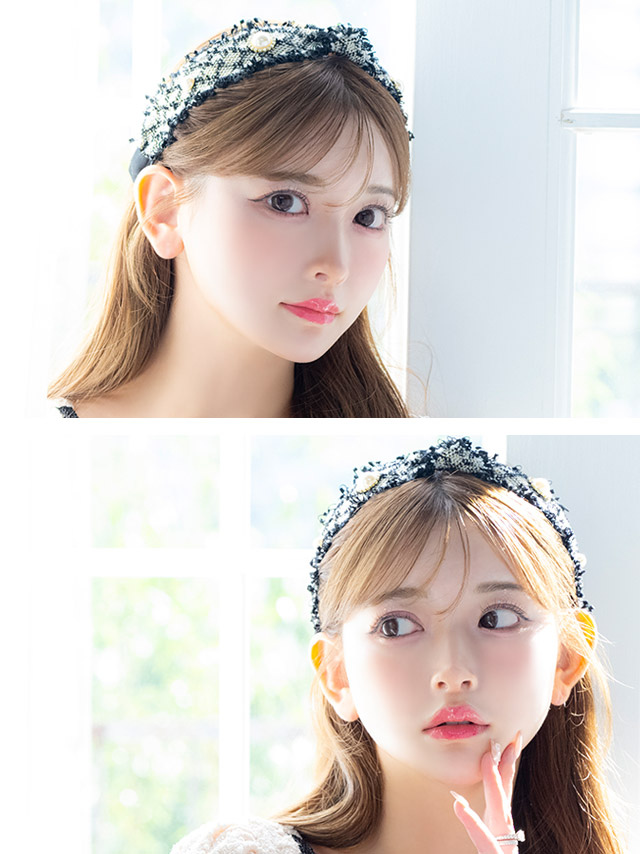 レースデザインビッグリボンカチューシャヘアアクセサリーのイメージ画像3