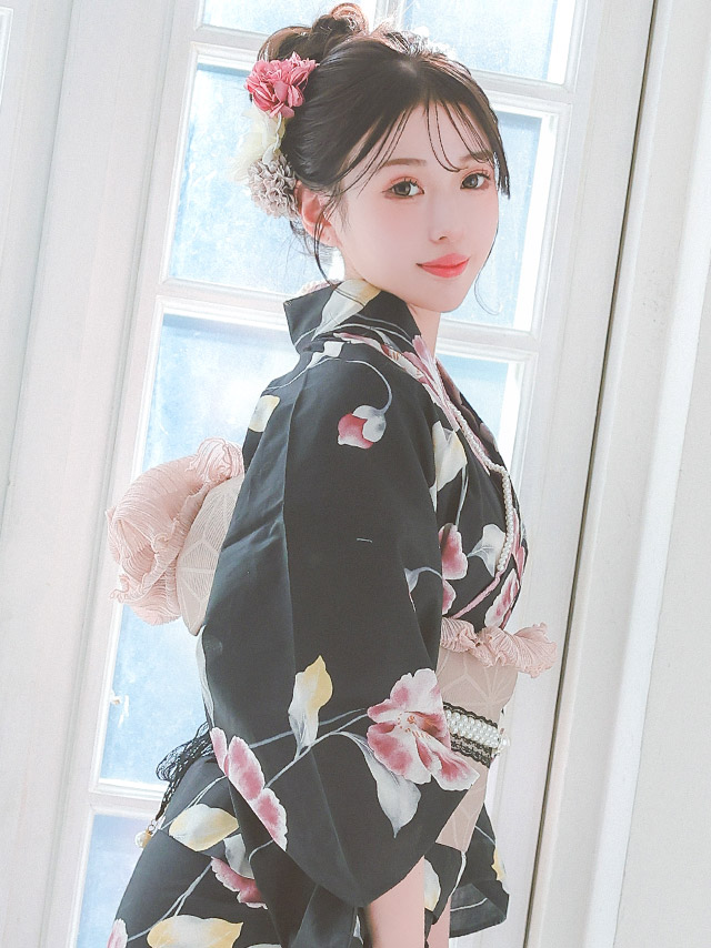 プリーツ シフォン 飾り兵児帯