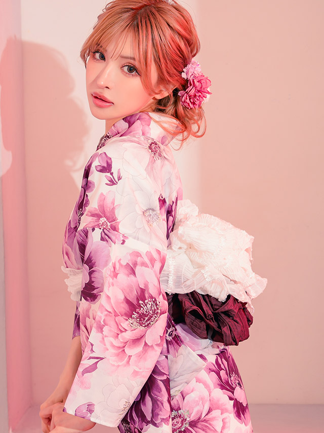 プリーツ シフォン 飾り兵児帯