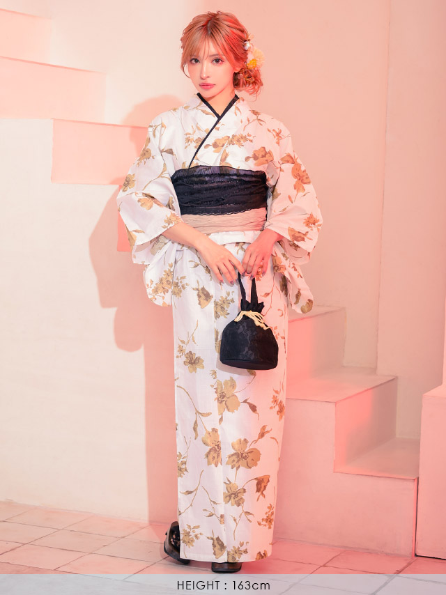 黒地 椿柄 大人っぽい 妖艶 モダン ニュアンス グラデーション 黒 ブラック 白 赤 2点セット 前面デザイン