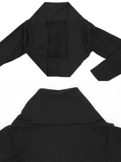 イメージ画像8 長袖シンプルショートボレロ