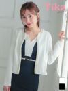 メイン画像 パール×チェーンデザイン長袖ボレロ