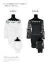 ワケありセール Tika ティカ フラワーレースデザインオフショルタイトミニドレス(ホワイト/ブラック)