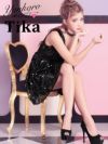 イメージ画像2 キャバドレス 大きいサイズ Tika ティカ ゆんころ着用 レース スパンコール デザイン ミニワンピ ブラック S?Lサイズ キャバ ドレス ナイトドレス ミニ ひざ丈 キャバ嬢 キャバクラ 通販