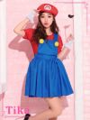 コスプレ衣装 スーパーマリオブラザーズシリーズ マリオキャラクター ハロウィン コスプレ4点セット