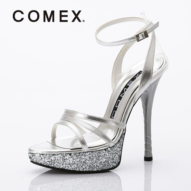 キャバヒール メイン画像 COMEX コメックス シルバートラップサンダル