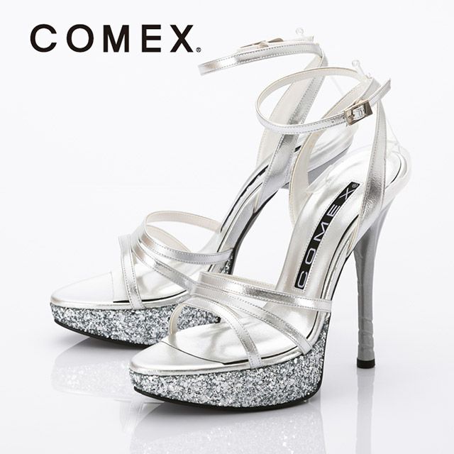 キャバヒール イメージ1 COMEX コメックス シルバートラップサンダル