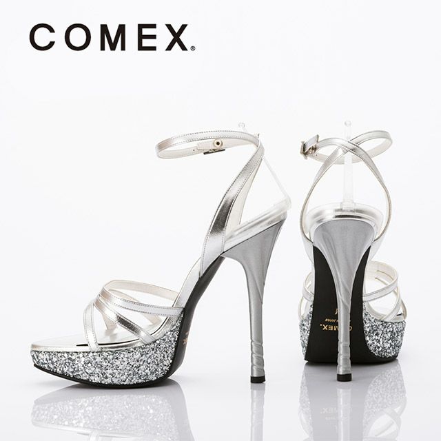 キャバヒール イメージ2 COMEX コメックス シルバートラップサンダル