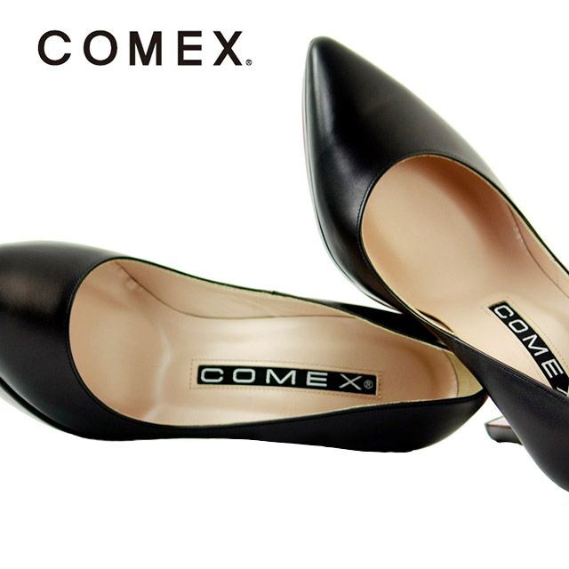 キャバヒール イメージ3 ワンカラーシンプルポインテッドトゥレザーパンプス